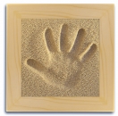 SandMemories Hand-Set mit Holzrahmen natur